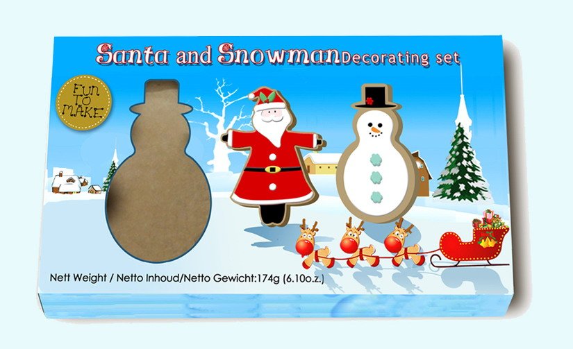 SANTA SNOW MAN SET
