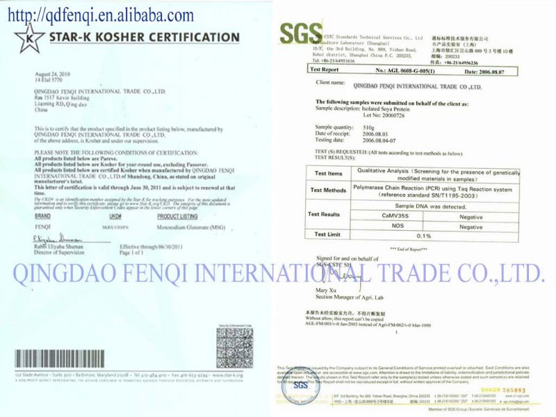 CERTIFICATES