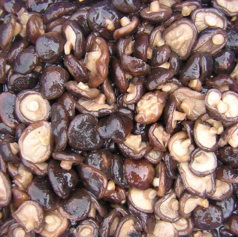 brine shiitake 100% close