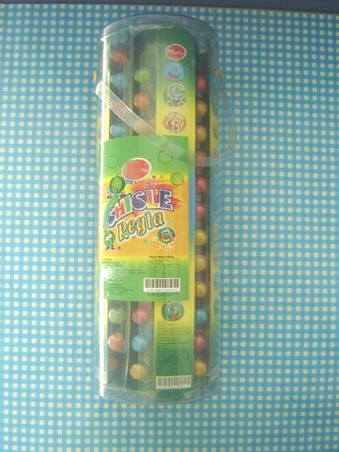 S217 bubble gum WITH RULER TOY