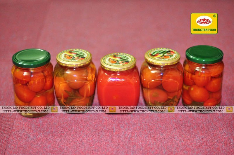 Tomato Sauce and Pickled Egg Tomato and Cherry Tomato