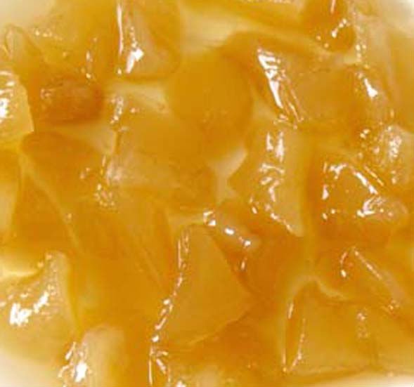 ginger cubes in syrup