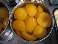 peach halves in syrup