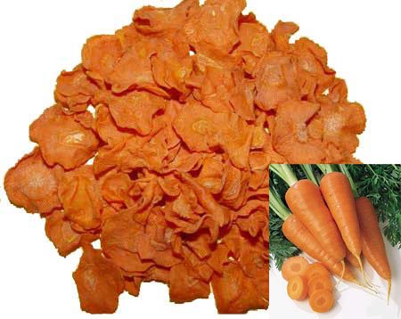 dehydrated carrot cross cut