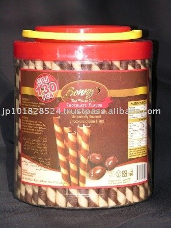 Indonesian Food  on Bonny S Wafer Chocolate Roll Stick Products Indonesia Bonny S Wafer