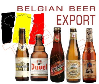 Belgian beer export the main