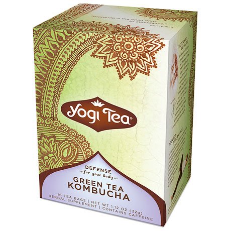Green Tea Kombucha With Chinese Herbs 16 Bags From Yogi Green Tea Kombucha With Chinese Herbs 16 Bags From Yogi Products United States