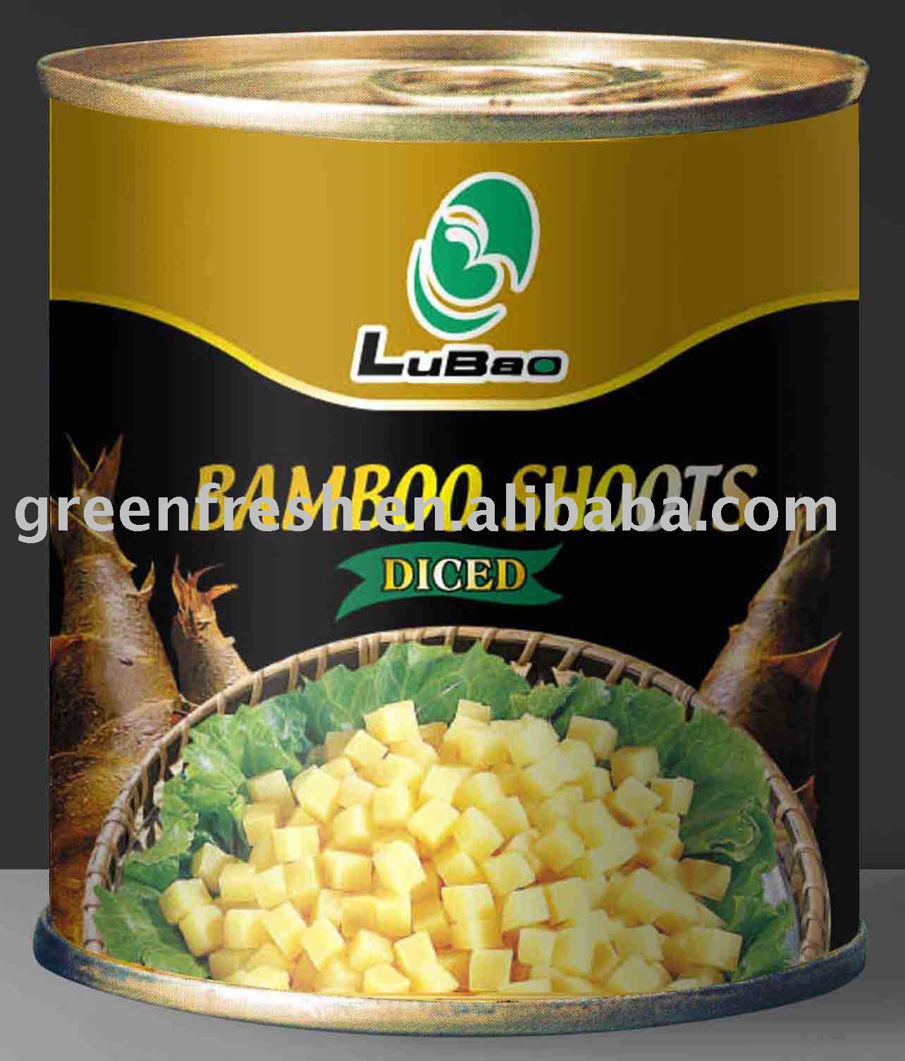 canned bamboo shoots diced