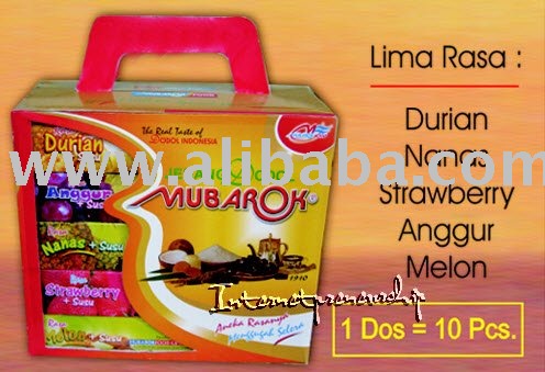 Indonesian Foods Traditional on Jenang Dodol  Soft Cake  Mubarok Bag Package  Indonesian Traditional