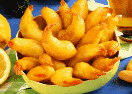 Battered Peeled Shrimp Tail on
