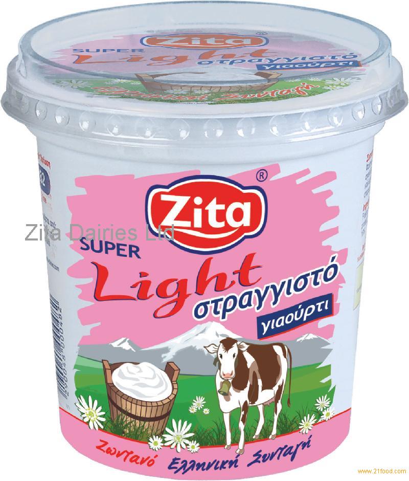 Zita Strained Yoghurt Light products,Cyprus Zit