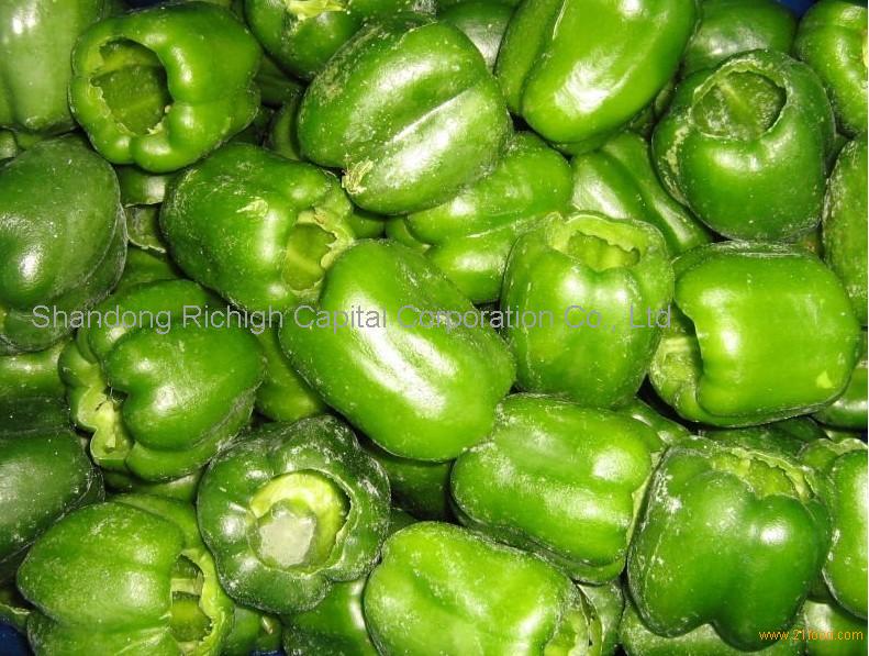 iqf green pepper whole