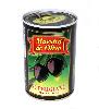Whole black queen olives. Brand: Maestro de Oliva. 425 gr. Can.
