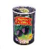 Pitted black queen olives. Brand: Maestro de Oliva. 425 gr. Can.