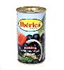 Whole black olives. Brand: Iberica. 360 gr. Can.
