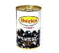 Pitted black olives. Brand: Iberica. 300 gr. Can.