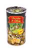 Green olives with cheese. Brand: Maestro de Oliva. 350 gr. Can.