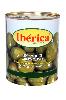 Whole green queen olives. Brand: Iberica. 875 gr. Can.
