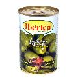 Green olives with octopus. Brand: Iberica. 300 gr. Can.