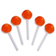 orange lollipops