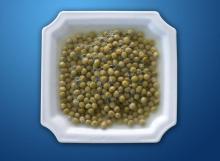 Canned green peas