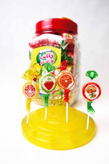 patterned lollipops