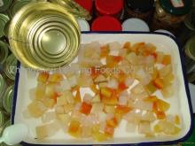 Canned cocktail fruit