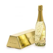 Sparkling wine with gold