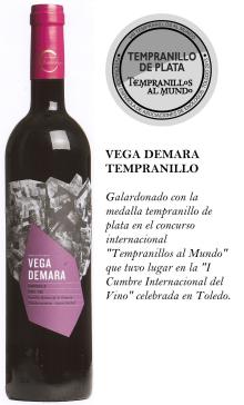 Wine Vega Demara Tempranillo 2013