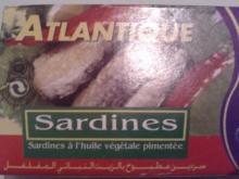 Canned sardines