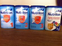 nutrilon 1-3 and peutermelk