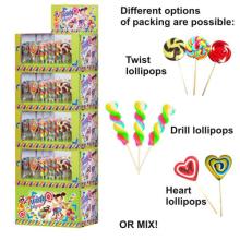 Large Display Stand with lollipops 60g