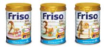 Friso Standard Baby Milk Formula 1,2,3,1+ and 2+