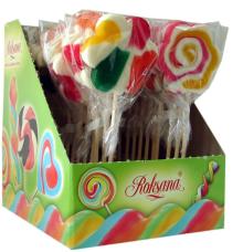 Hard candy lollipop flower 60g