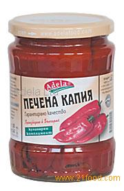 Roasted red peppers