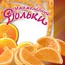 Fruit Jell Slices with flavored orange