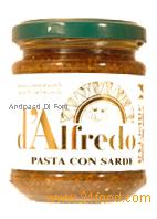 Pasta and pilchards sauce