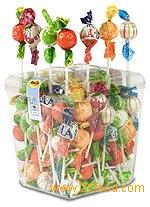 Ball-shaped lollipops