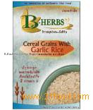 Cereal Grains With Garlic Rice
