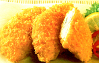 Fillets of cod with bread powder