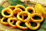 Seasoned squid rings