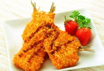 Fillets of sayori with bread powder
