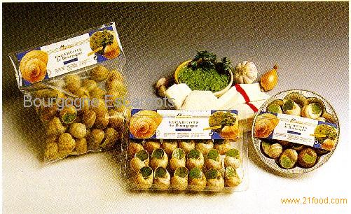 PREPARED BURGUNDY SNAILS