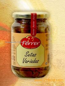 APERITIVO SETAS VARIADAS appetizer