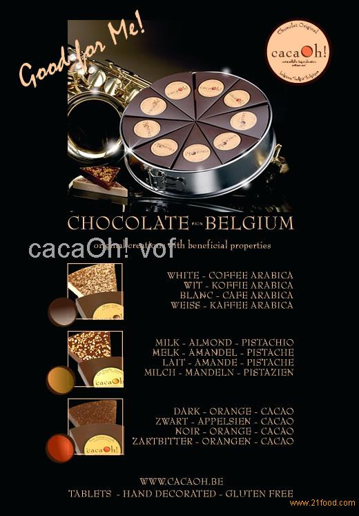 Unique chocolate tablets