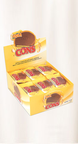 CONS compound chocolate covered biscuit