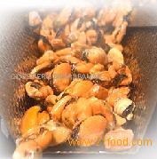 Cooked mussel