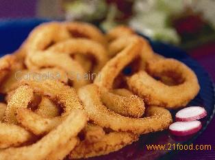 Squid Strips Fritters