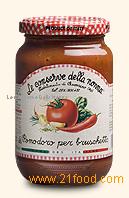 Tomato topping for brushetta