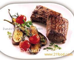 Boneless saddles of lamb, marinated